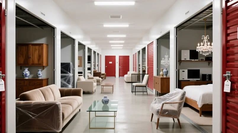 Furniture storage service in UAE with climate-aware warehousing to protect from heat and dust