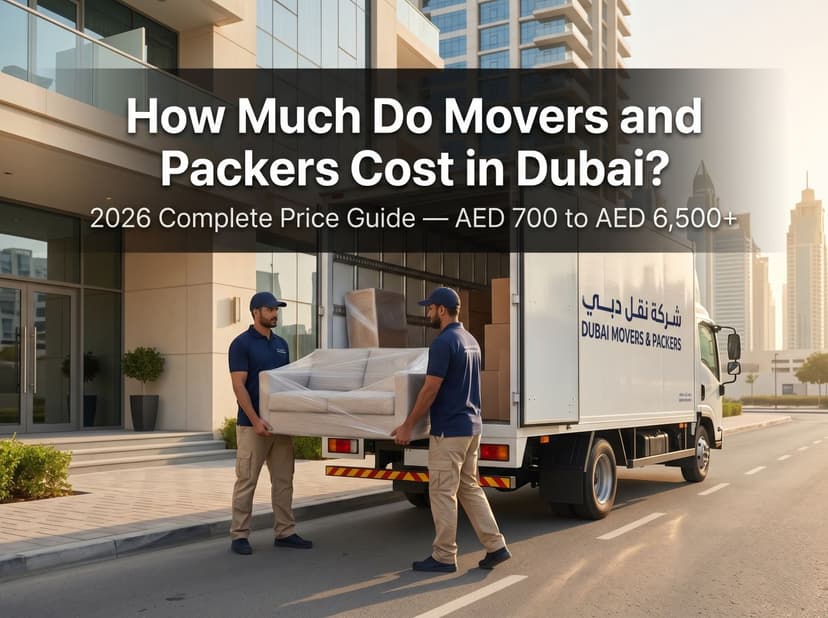 how much do movers and packers cost in dubai? (2026 price guide)